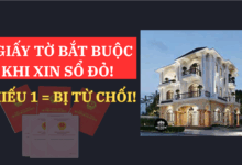 “5 GIẤY TỜ BẮT BUỘC KHI XIN SỔ ĐỎ!” “THIẾU 1 = BỊ TỪ CHỐI!”