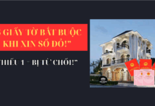 “5 GIẤY TỜ BẮT BUỘC KHI XIN SỔ ĐỎ!” “THIẾU 1 = BỊ TỪ CHỐI!”