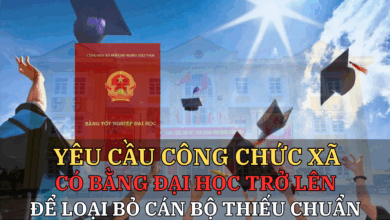 Yêu cầu công chức xã có bằng đại học trở lên để loại bỏ cán bộ thiếu chuẩn