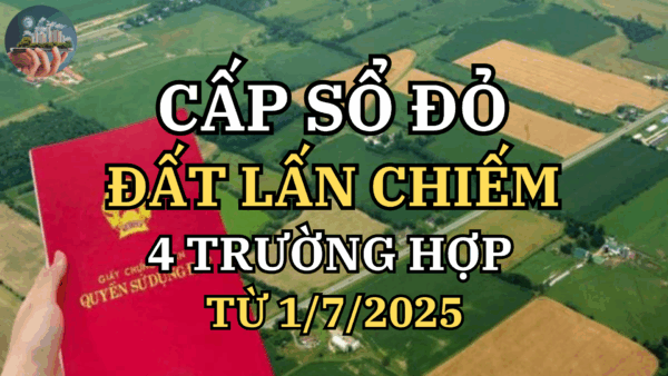 4 Trường Hợp Đất Lấn Chiếm Vẫn Được Cấp Sổ Đỏ Từ Ngày 1/7/2025 – Góc Nhìn Đa Chiều