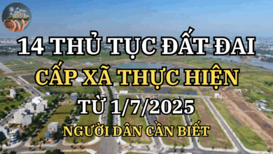 Cấp xã sẽ thực hiện 14 thủ tục hành chính về đất đai mà người dân cần biết