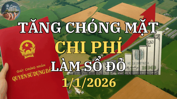 Chi phí làm sổ đỏ tăng mạnh từ năm 2026 – Cơ hội hay gánh nặng?