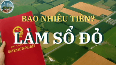Làm sổ đỏ hết bao nhiêu tiền?