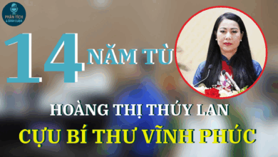 Bản án cho cựu Bí Thư Tỉnh Vĩnh Phúc Hoàng Thị Thúy Lan 14 năm tù vì nhận 25 tỉ và 1 triệu USD