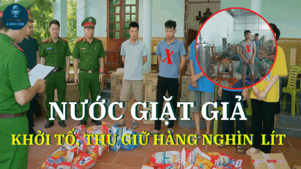 Cảnh sát đột kích cơ sở sản xuất hàng vạn túi nước giặt OMO giả