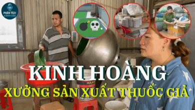 RÙNG MÌNH BÊN TRONG XƯỞNG SẢN XUẤT THUỐC GIẢ