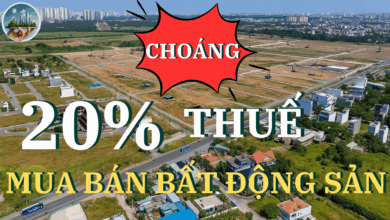 Đánh thuế 20% lợi nhuận chuyển nhượng BĐS!