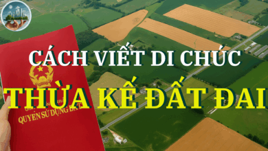 Cách làm di chúc thừa kế đất cho con