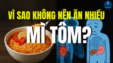 VÌ SAO KHÔNG NÊN ĂN NHIỀU MÌ TÔM?