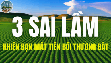 3 SAI LẦM KHIẾN BẠN CÓ THỂ MẤT TIỀN BỒI THƯỜNG ĐẤT