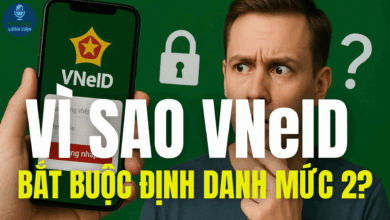 VÌ SAO VNeID BẮT BUỘC ĐỊNH DANH MỨC 2?