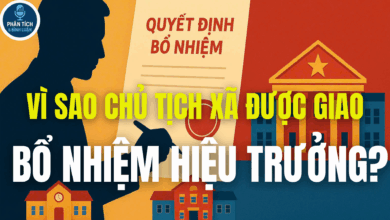 VÌ SAO CHỦ TỊCH XÃ ĐƯỢC GIAO NHIỆM VỤ BỔ NHIỆM HIỆU TRƯỞNG KHỐI MẦM NON, TIỂU HỌC, TRUNG HỌC CƠ SỞ?