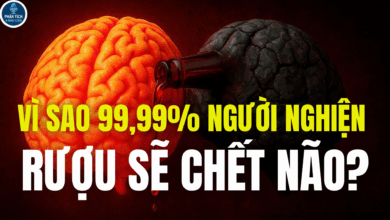 VÌ SAO 99,99% NGƯỜI NGHIỆN RƯỢU SẼ BỊ CHẾT NÃO?