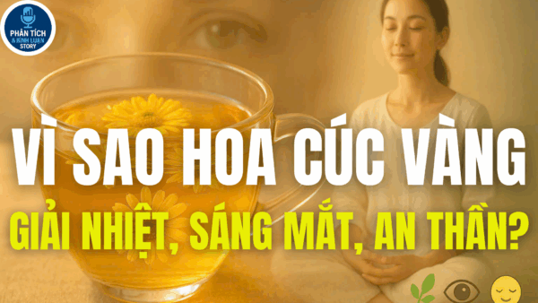 VÌ SAO HOA CÚC VÀNG GIẢI NHIỆT, SÁNG MẮT, AN THẦN?
