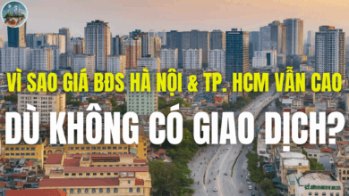 VÌ SAO GIÁ BẤT ĐỘNG SẢN HÀ NỘI VÀ TP. HCM VẪN CAO DÙ GIAO DỊCH CHẬM LẠI?