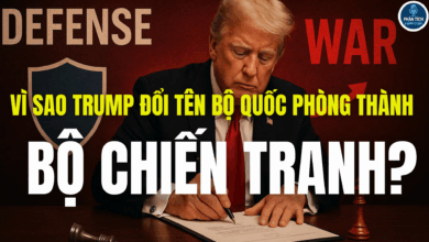 VÌ SAO TRUMP ĐỔI TÊN BỘ QUỐC PHÒNG THÀNH BỘ CHIẾN TRANH?