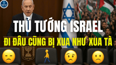 THỦ TƯỚNG ISRAEL – ĐI ĐÂU CŨNG BỊ XUA NHƯ XUA TÀ