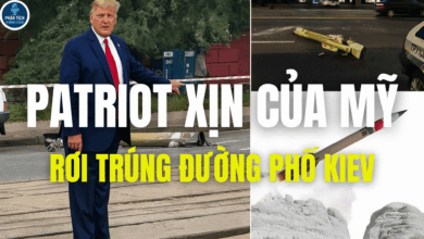 PATRIOT XỊN CỦA MỸ RƠI TRÚNG ĐƯỜNG PHỐ KIEV