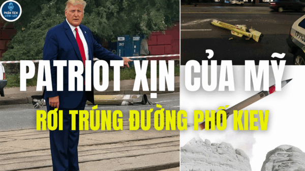 PATRIOT XỊN CỦA MỸ RƠI TRÚNG ĐƯỜNG PHỐ KIEV
