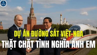 DỰ ÁN ĐƯỜNG SẮT VIỆT-NGA THẶT CHẶT TÌNH NGHĨA ANH EM