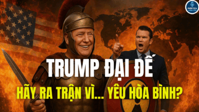 TRUMP ĐẠI ĐẾ: HÃY RA TRẬN VÌ… YÊU HÒA BÌNH?