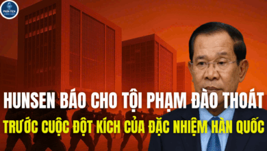 HUNSEN BÁO CHO TỘI PHẠM ĐÀO THOÁT, TRƯỚC CUỘC ĐỘT KÍCH CỦA ĐẶC NHIỆM HÀN QUỐC