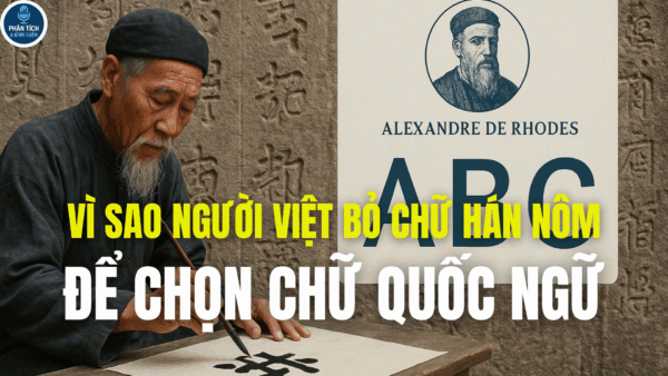 VÌ SAO NGƯỜI VIỆT BỎ CHỮ HÁN NÔM, ĐỂ CHỌN CHỮ QUỐC NGỮ
