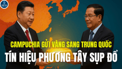 CAMPUCHIA GỬI VÀNG SANG TRUNG QUỐC, TÍN HIỆU PHƯƠNG TÂY SỤP ĐỔ