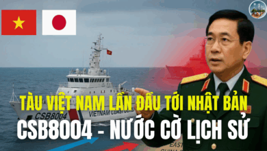 TÀU VIỆT NAM LẦN ĐẦU TỚI NHẬT BẢN, CSB8004 – NƯỚC CỜ LỊCH SỬ