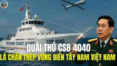 QUÁI THÚ CSB 4040, LÁ CHẮN THÉP VÙNG BIỂN TÂY NAM VIỆT NAM