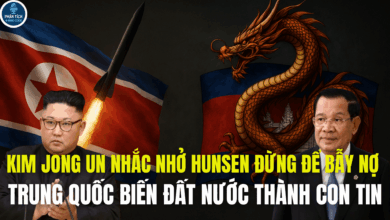 KIM JONG UN NHẮC NHỞ HUNSEN ĐỪNG ĐỂ BẪY NỢ TRUNG QUỐC BIẾN ĐẤT NƯỚC THÀNH CON TIN