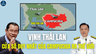 VỊNH THÁI LAN-CỬA SỔ DUY NHẤT CỦA CAMPUCHIA RA THẾ GIỚI
