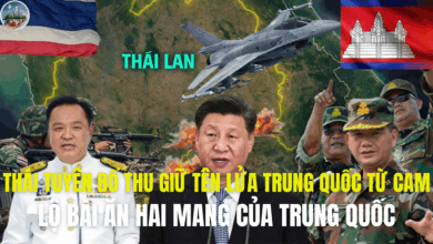 THÁI TUYÊN BỐ THU GIỮ TÊN LỬA TRUNG QUỐC TỪ CAM, LỘ BÀI ĂN HAI MANG CỦA TRUNG QUỐC