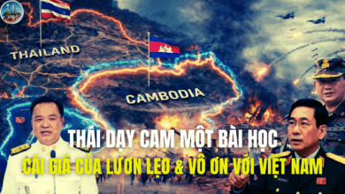 THÁI DẠY CAM MỘT BÀI HỌC, CÁI GIÁ CỦA LƯƠN LẸO & VÔ ƠN VỚI VIỆT NAM
