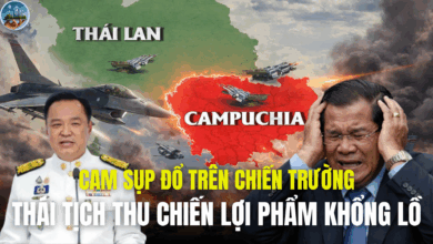 CAM SỤP ĐỔ TRÊN CHIẾN TRƯỜNG, THÁI TỊCH THU CHIẾN LỢI PHẨM KHỔNG LỒ