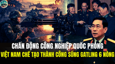 CHẤN ĐỘNG CÔNG NGHIỆP QUỐC PHÒNG, VIỆT NAM CHẾ TẠO THÀNH CÔNG SÚNG GATLING 6 NÒNG